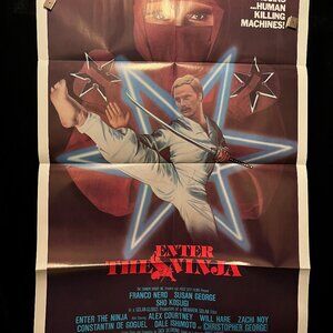 Enter The Ninja 1981 One Sheet Movie Poster Sho Kosugi Franco Nero Kung Fu